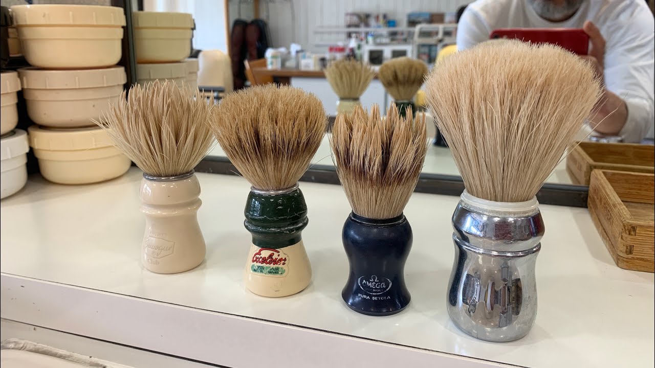 SOTD | Talking about Hog bristle brushes | Omega VS Semogue | Parker SRX w/ Parker SE | 豚毛ブラシ