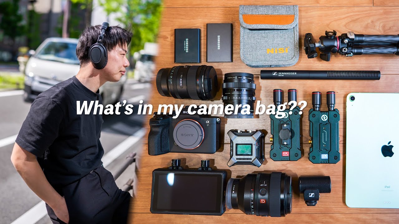 【カメラ機材】カメラ系YouTuberの愛してやまないカメラやレンズたち｜What’s in camera bag??