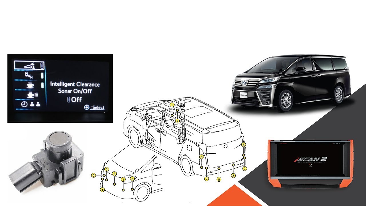 Toyota IPA/ICS Clearance Sonar Sensor Learning Using Autoland Vedis 3 / I-Scan 3