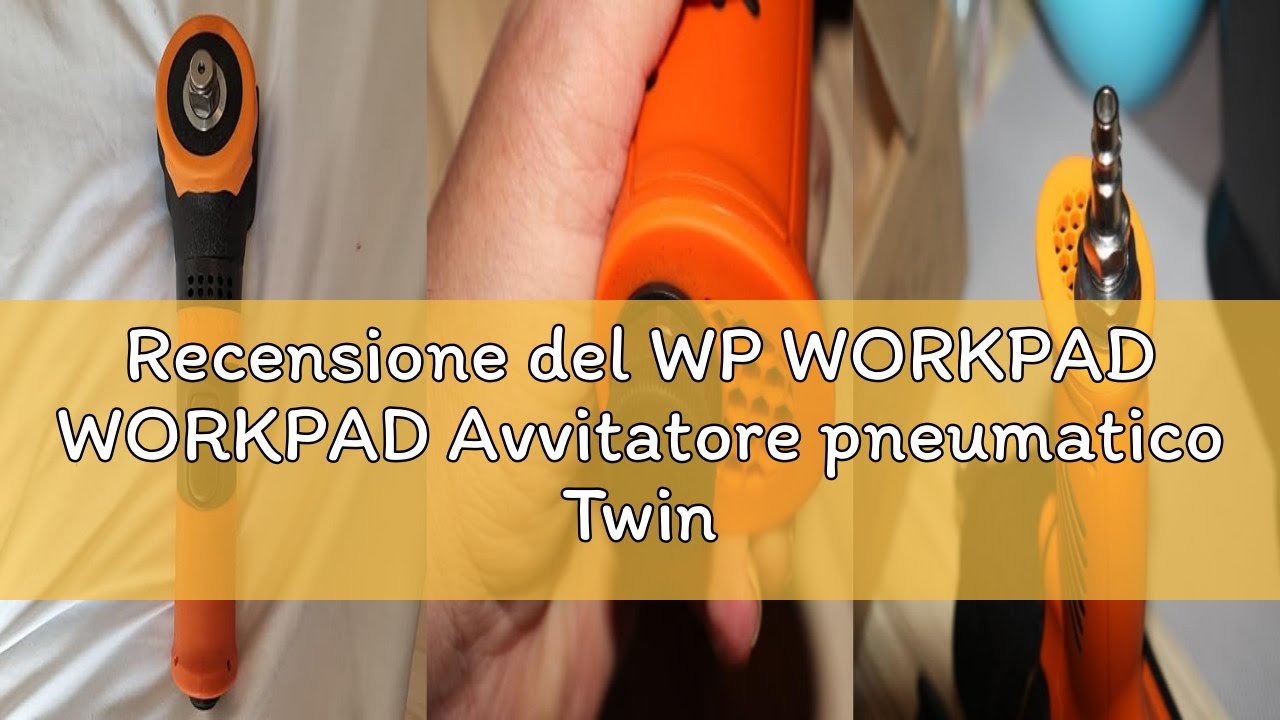 Recensione del WP WORKPAD WORKPAD Avvitatore pneumatico Twin Turbo, coppia max. coppia 1300 Nm, atta