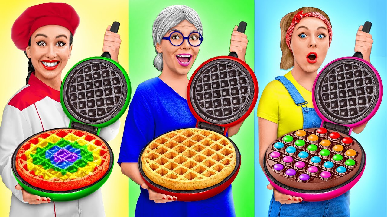 Me vs Grandma Cooking Challenge | Creative Cooking Ideas by Jelly DO Challenge