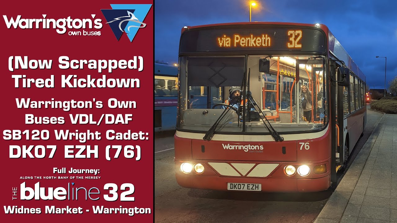 (Now Scrapped) Warrington's Own Buses VDL SB120 Wright Cadet: DK07 EZH
