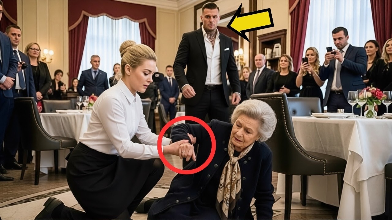 Todos Se Burlaron de la Mesera que Ayudaba a una Anciana… Hasta Descubrir que Era la Madre del Jefe