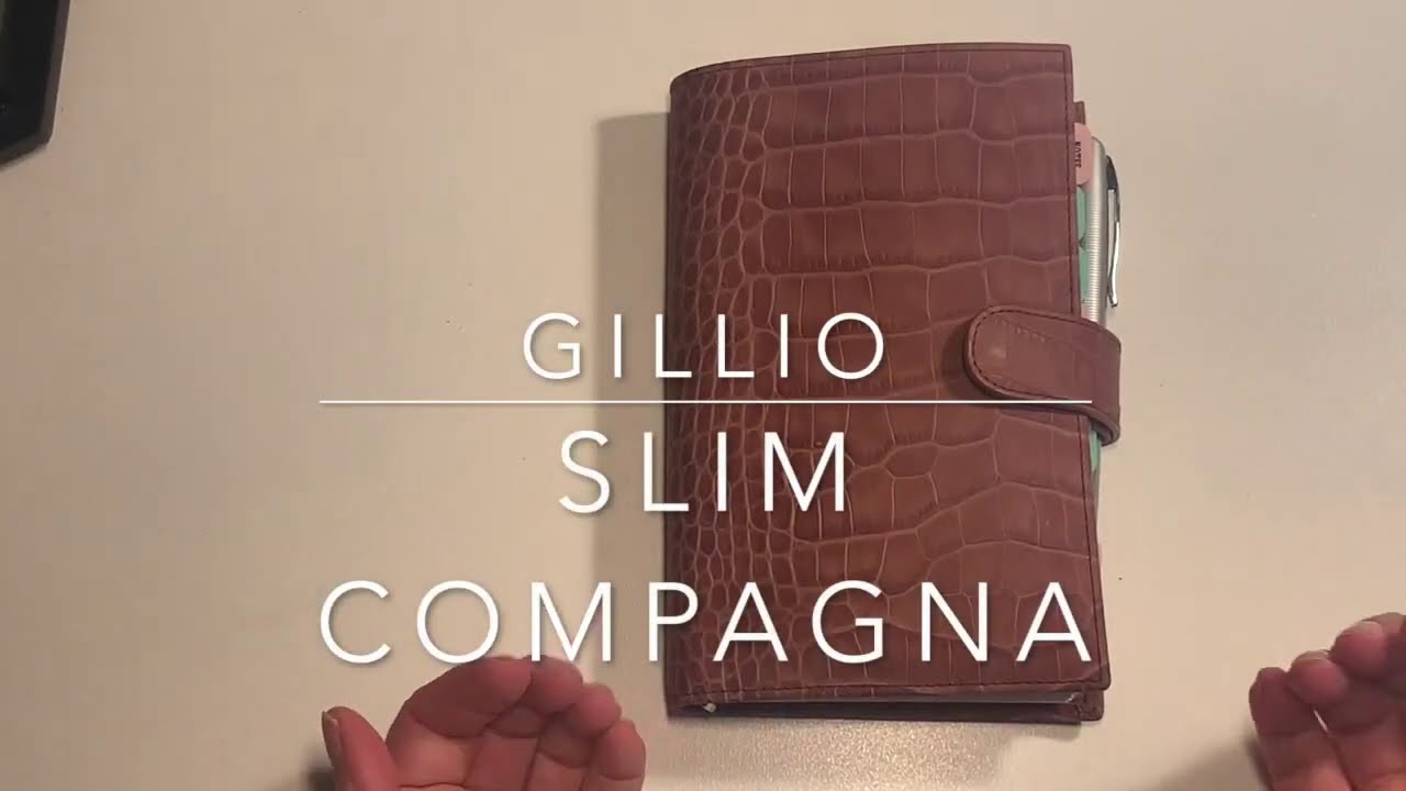 Gillio Slim Compagna Croco Rosewood 2