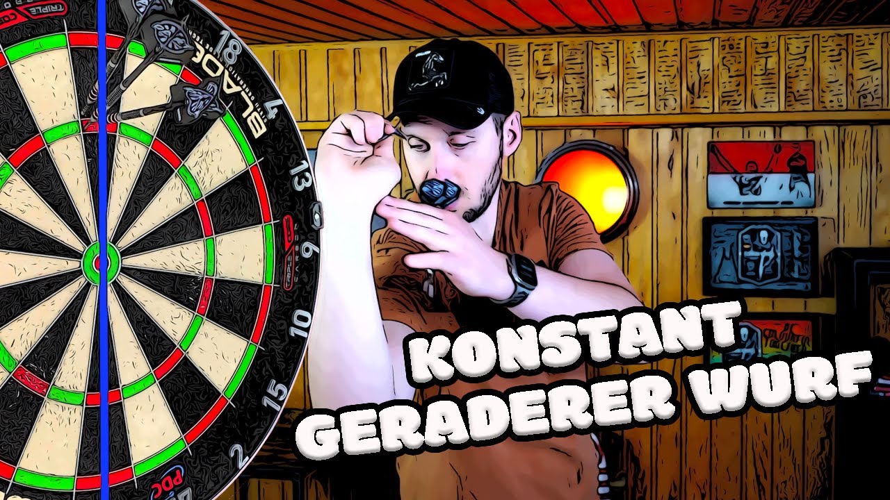 Darts Workshop | Konstant geraderer Wurf | 4 Tipps + Trainingsspiel