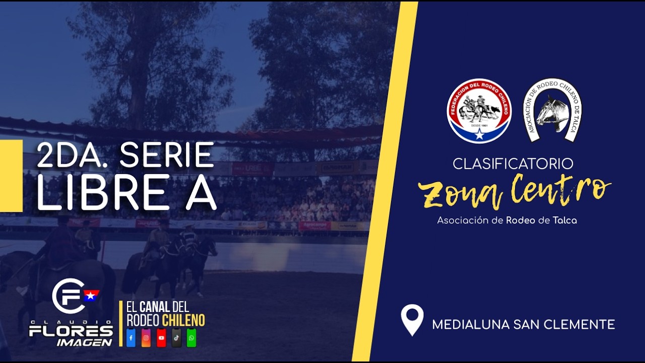 2DA. SERIE LIBRE A - CLASIFICATORIO ZONA CENTRO - SAN CLEMENTE 2026