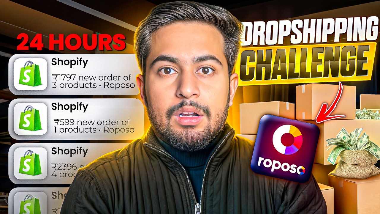 24 hour Indian Dropshipping Challenge using Roposo (as a Beginner)