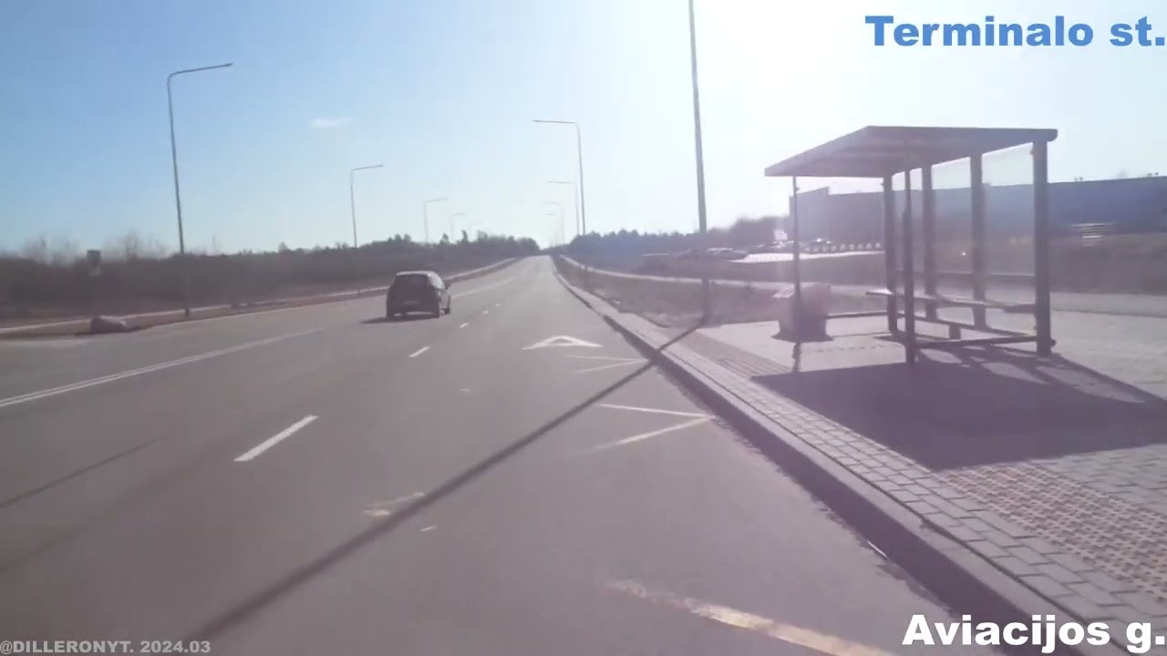 1 ZOKNIŲ ŽIEDAS - AVIACIJOS G. - LEZ - AUTOBUSŲ STOIS - TURGUS - SAVANORIŲ ŽIEDAS
