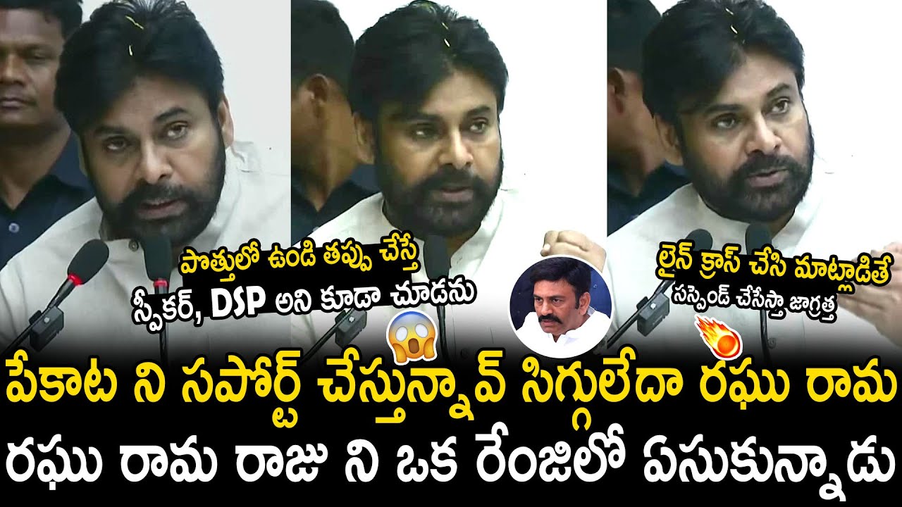 Pawan Kalyan Strong Reply To Raghu Rama Krishna Raju Comments | Bhairava Media