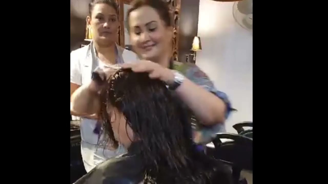 Nargis Hairstyle & Skin Care Center | Hair Dye & Haircut | Step By Step Complete Video || Part 01
