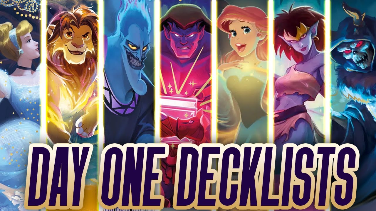 Whispers in the Well Day 1 Decklists | Maelstrom | Disney Lorcana