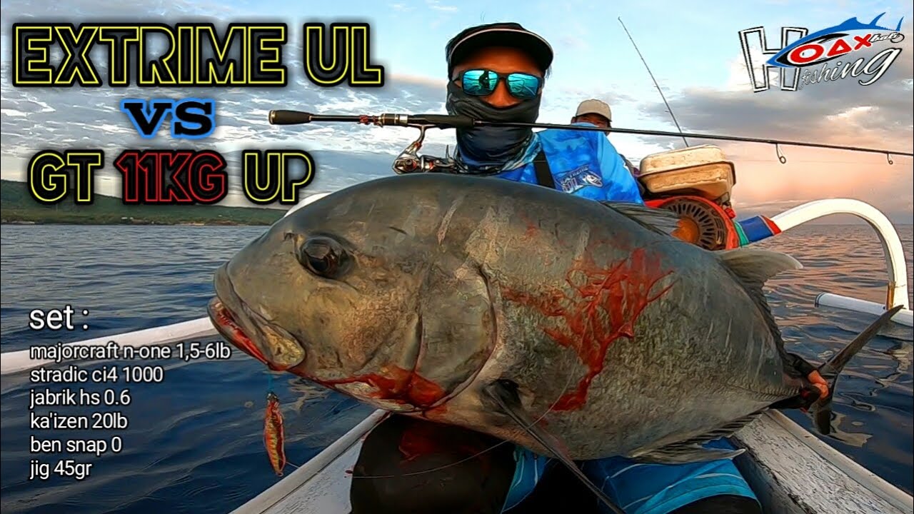 Fight dengan ikan ini sangat GILA || Extrime Ultralight Jigging || PE jabrik hs 0.6 | HFB27 part 1