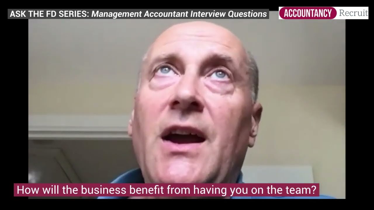 ASK THE FD SERIES: Management Accountant Interview Questions