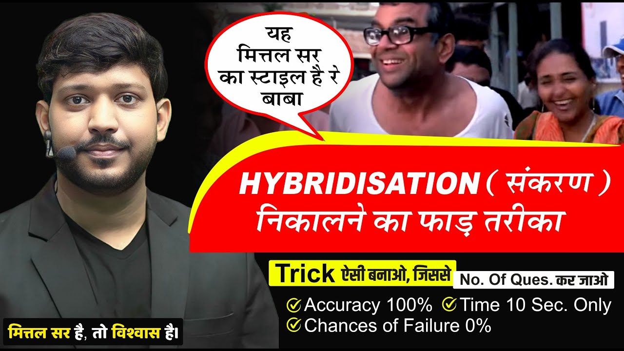 NCERT ON FINGERTIPS with #mittalsir TRICKS। HYBRIDISATION निकालने का फाड़ तरीका #neet2025 #mittalsir