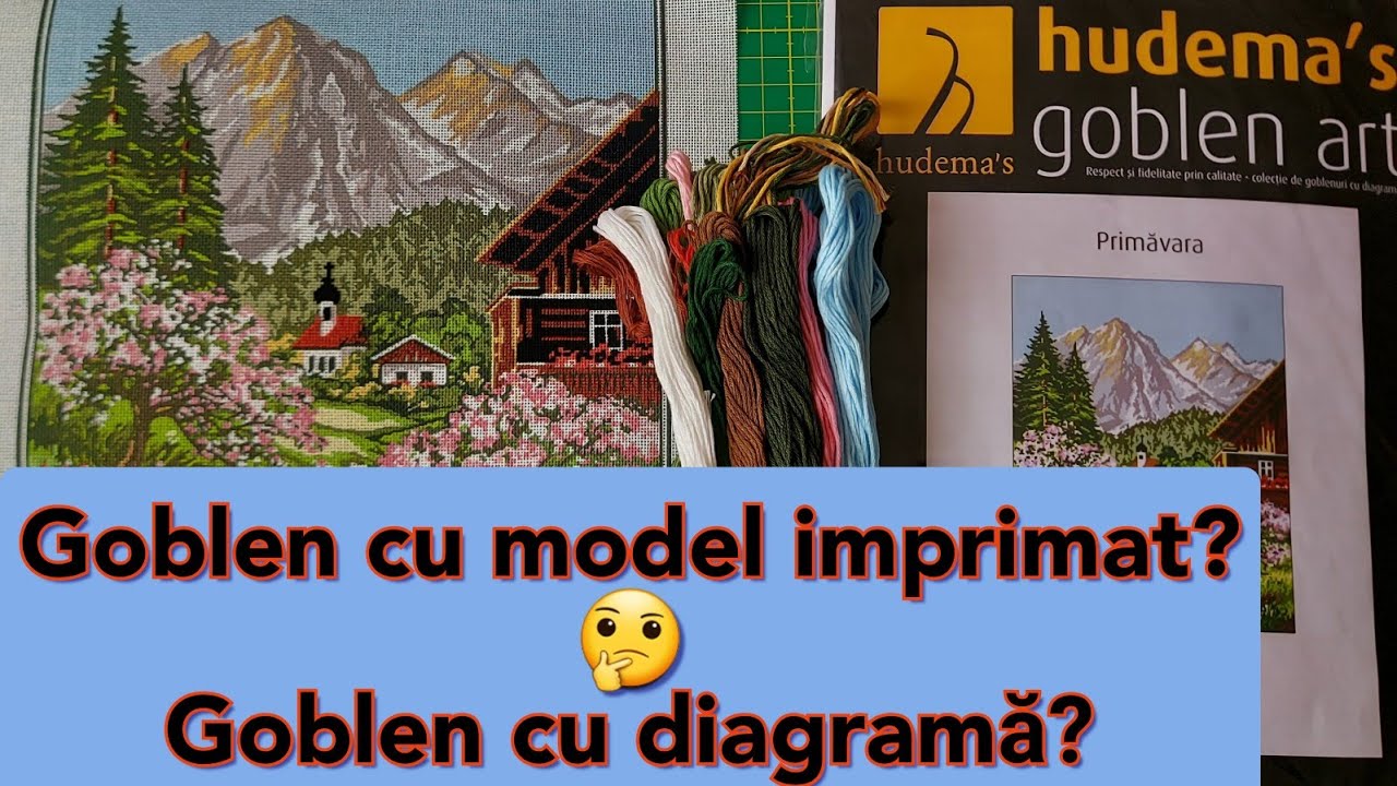 #Goblen imprimat vs. Goblen cu diagramă/ Printed #gobelin versus Diagram gobelin