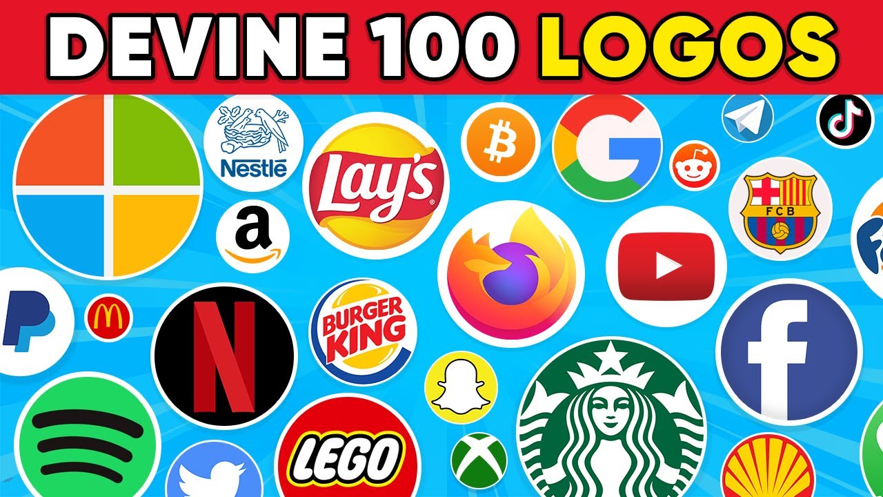 Devine le LOGO en 3 secondes | 100 Logos Quiz