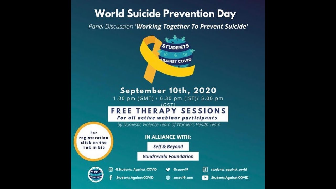 SAC Suicide Prevention & Awareness Panel Discussion: 