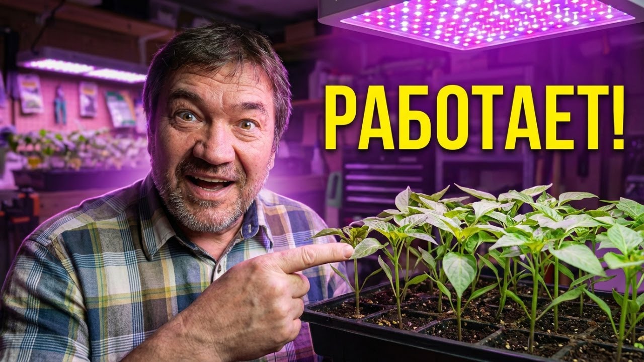 Подсветка для растений - работает ли на самом деле?