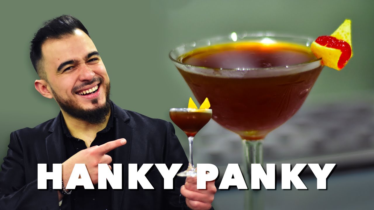 El coctel con FERNET más FAMOSO del mundo 🍹 HANKY PANKY