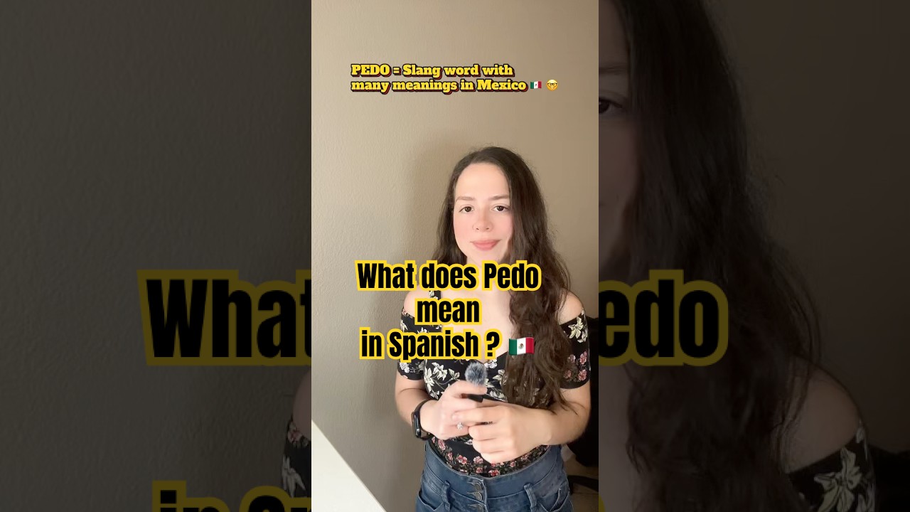 What does Pedo mean in Spanish? 🇲🇽 #spanish #espa&ntilde;ol #dailyshorts #phrases #vocabulary #learning