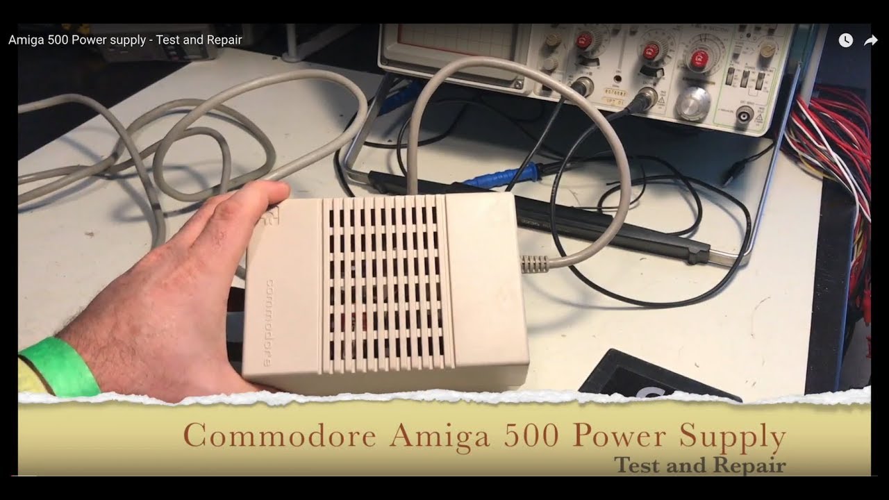 Commodore Amiga 500 Power supply - Test and Repair