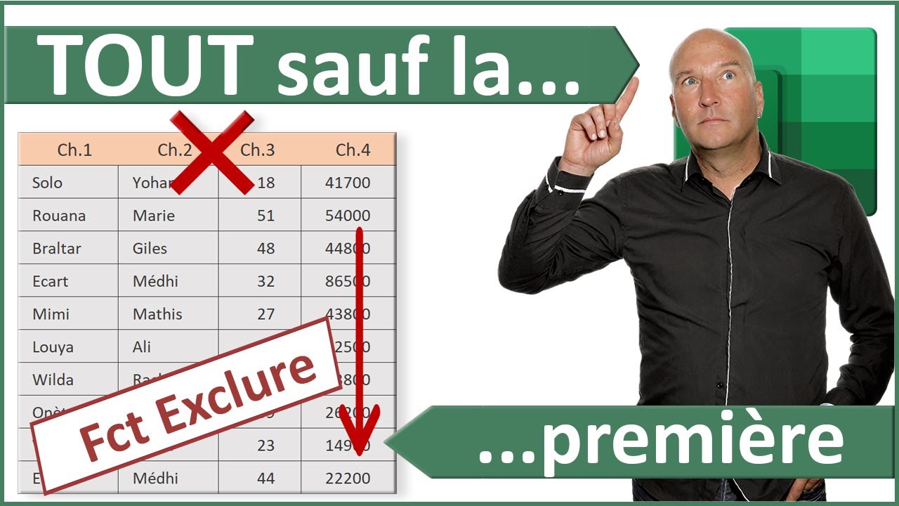 Prélever toutes les lignes d'un tableau sans les entêtes