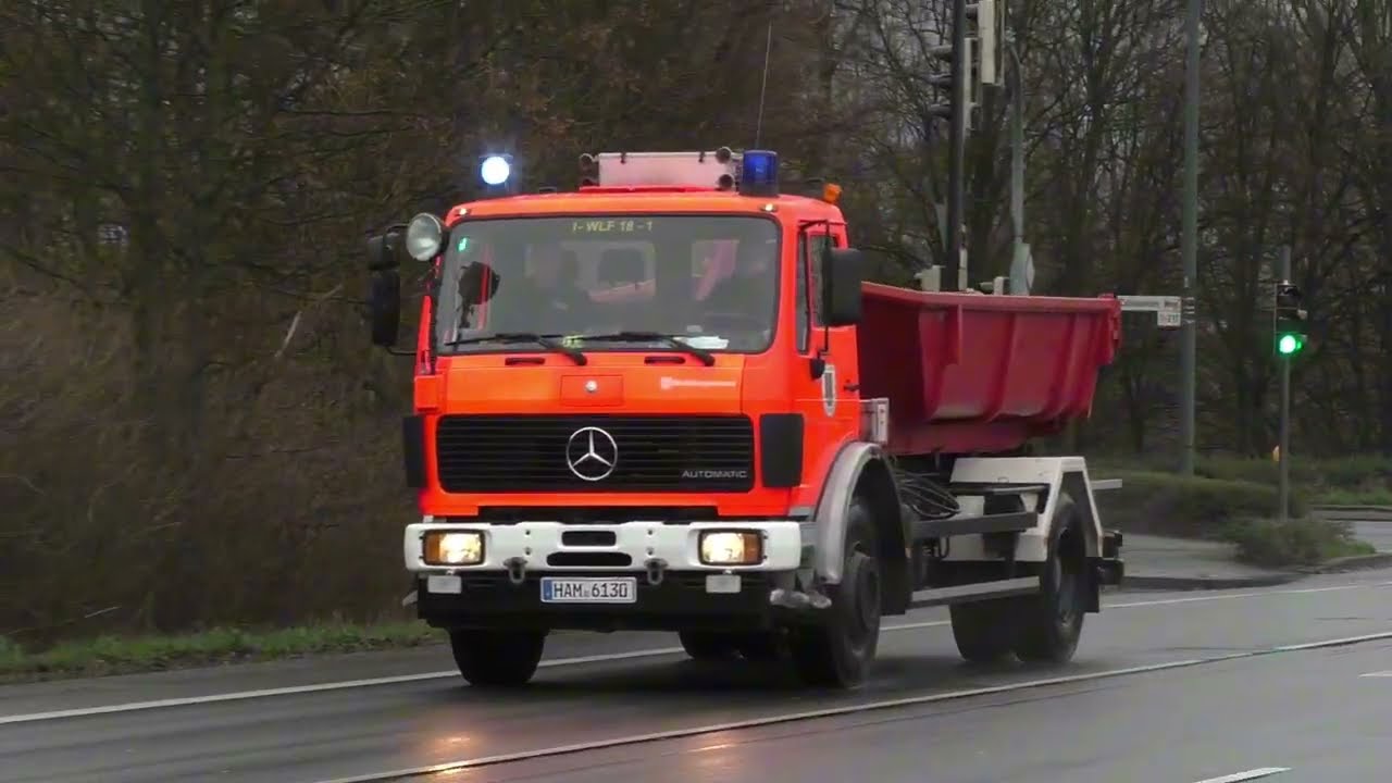 [DROHENDER DEICHBRUCH!] - Einsatzfahrten von FEUERWEHR & THW in HAMM