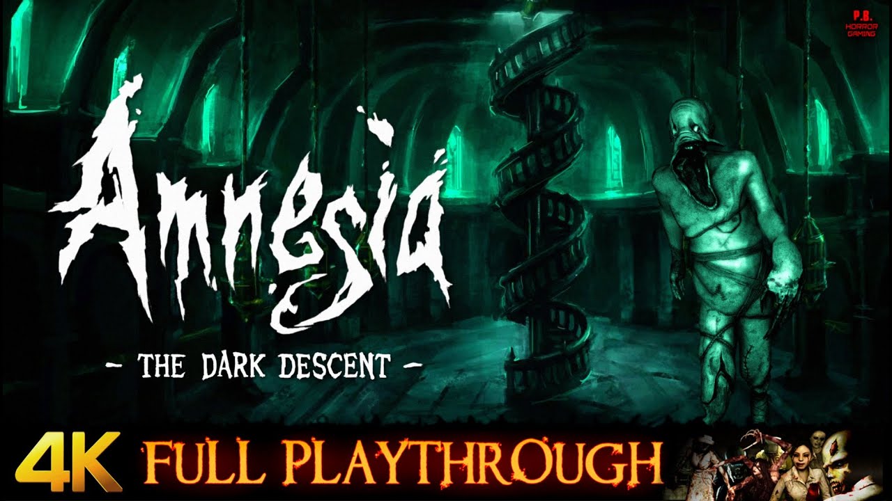 AMNESIA : The Dark Descent | 4K/60FPS | FULL GAME Walkthrough | ALL ENDINGS