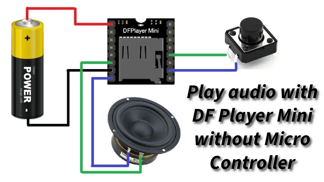 DFPlayer Mini Play Audio with Push Button | Simple DIY Tutorial
