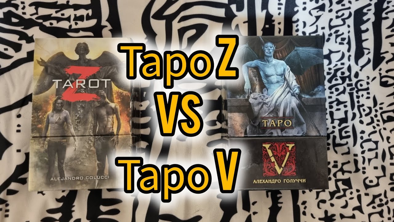 Обзор колод Таро Z (Зомби) vs Таро V (Вампир) | Основные значения и отличия #тарозомби #таровампиров