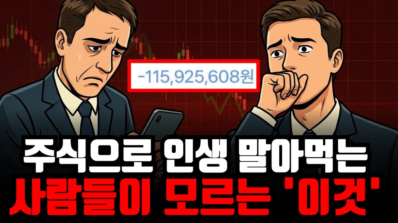 주식 하다가 인생 망한 사람들의 소름돋는 공통점.. (이 방법을 몰라서 그렇습니다)