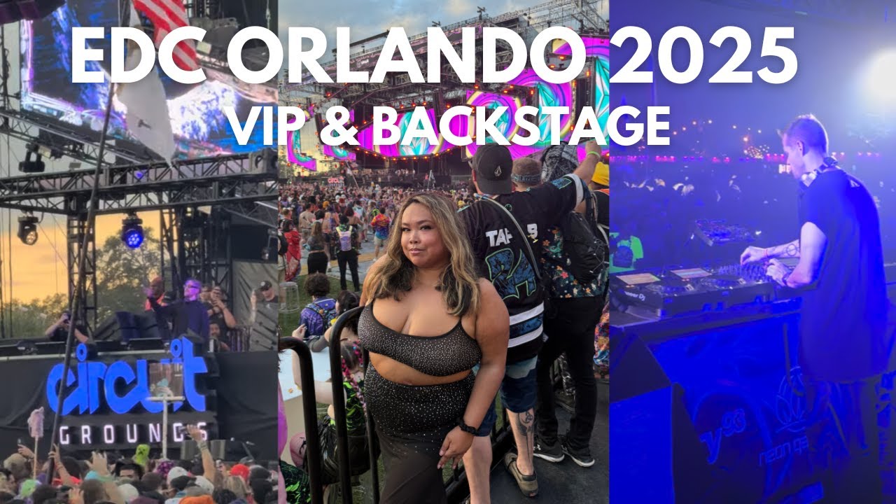 EDC Orlando 2025 Vlog Review VIP and Backstage