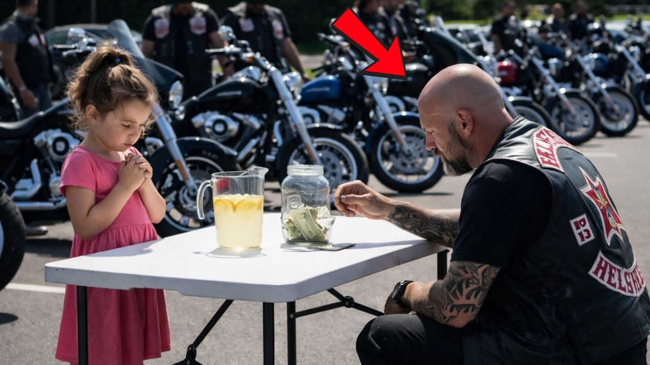 Sie verspotteten ein Mädchen mit Limonadenstand – dann erschienen die Hells Angels..