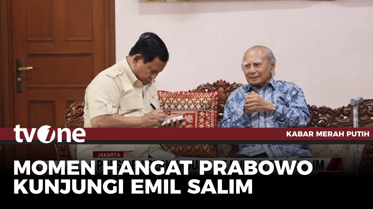 Prabowo Kunjungi Emil Salim, Minta Maaf Baru Bisa Bertemu | Kabar Merah Putih tvOne