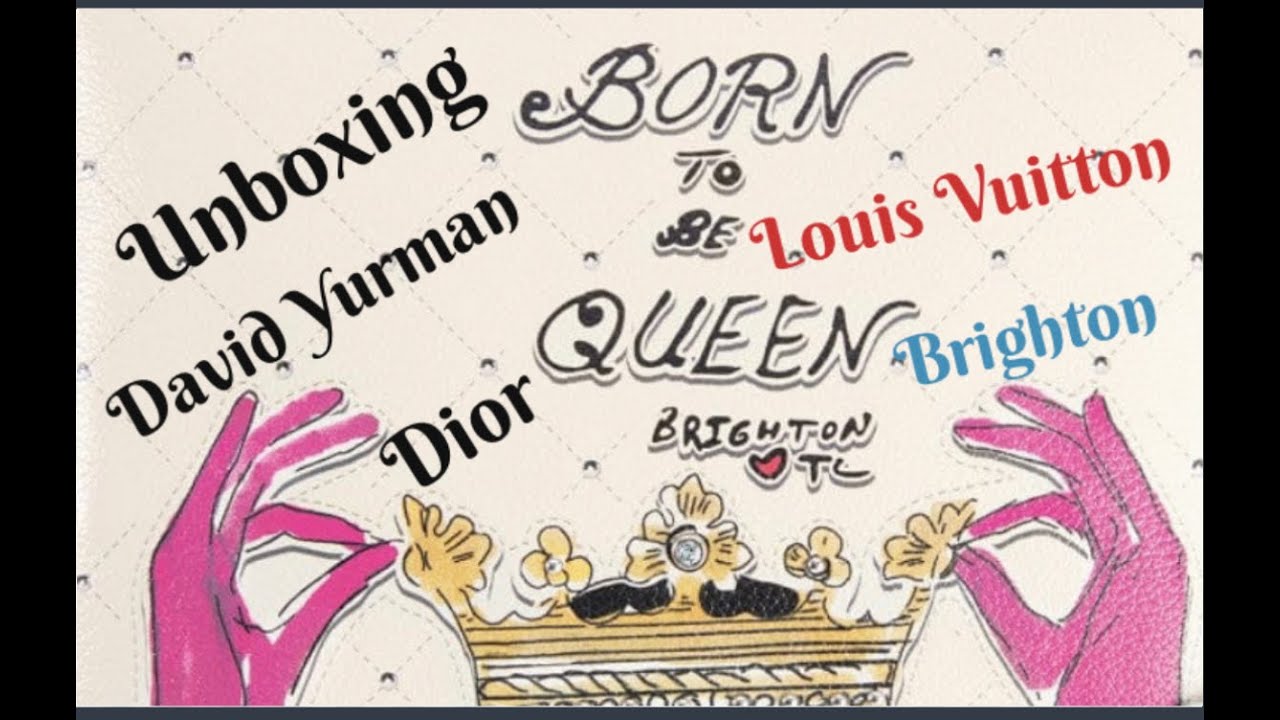 UNBOXING - LOUIS VUITTON CHRISTMAS ANIMATION, DAVID YURMAN, DIOR AND BRIGHTON  || Yoshea Lux