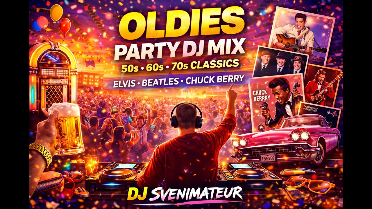 OLDIES PARTY MEGAMIX 🎶  DJ Set der größten Hits der 50er, 60er & 70er