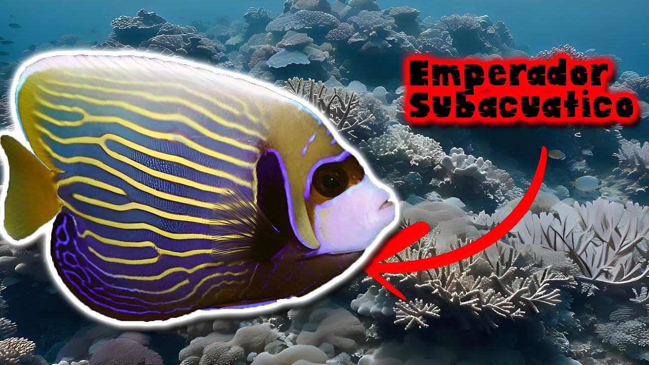 Pez Ángel Emperador: Majestuosidad Bajo las Olas | Documental de Animales
