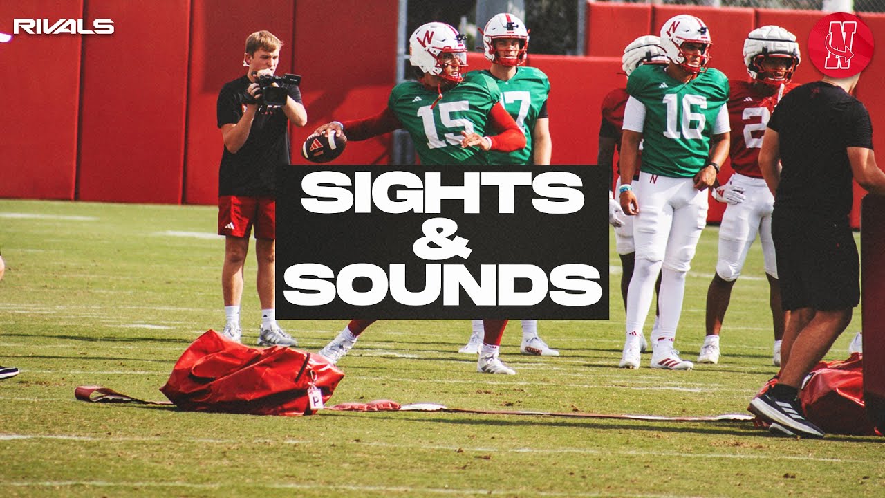 Nebraska Football: Highlights from intense, physical practice in Fall Camp Week 3 | Sights & Sounds