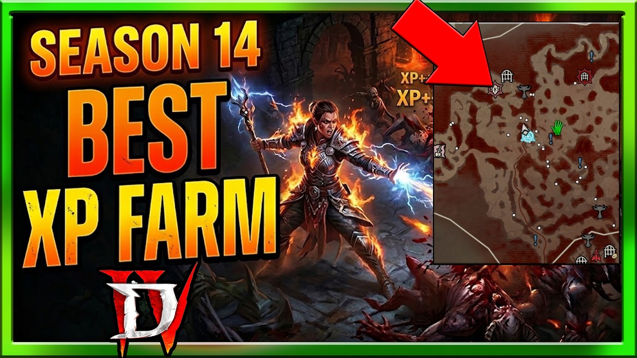 Diablo 4: Сезон 14 &mdash; лучший фарм опыта, повышение уровня Парагона и эффективный фарм Адского натиска