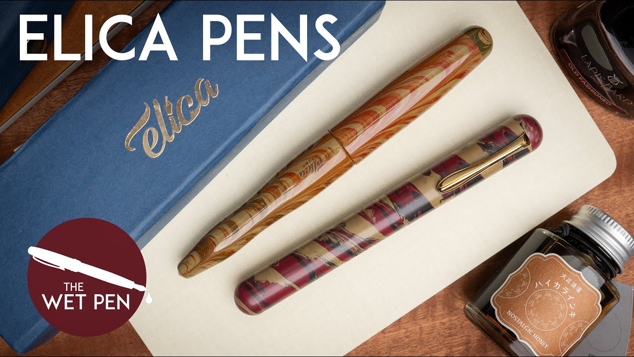 Elica Fountain Pens: The Elica Dura and Elica Yati / Wand from India