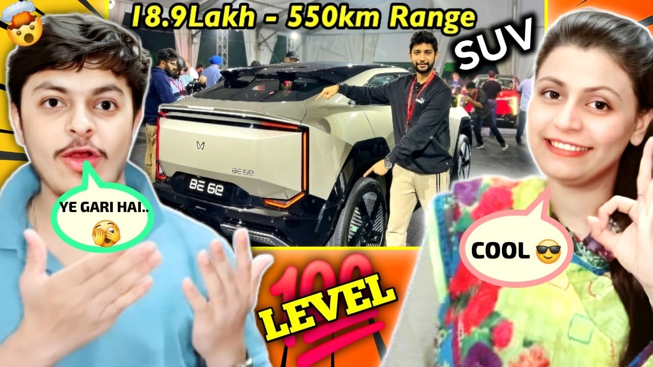 New Mahindra BE 6e Electric SUV | Launched At ₹18.9 lakh! | 550km In Single Charge | PAK Reaction!!