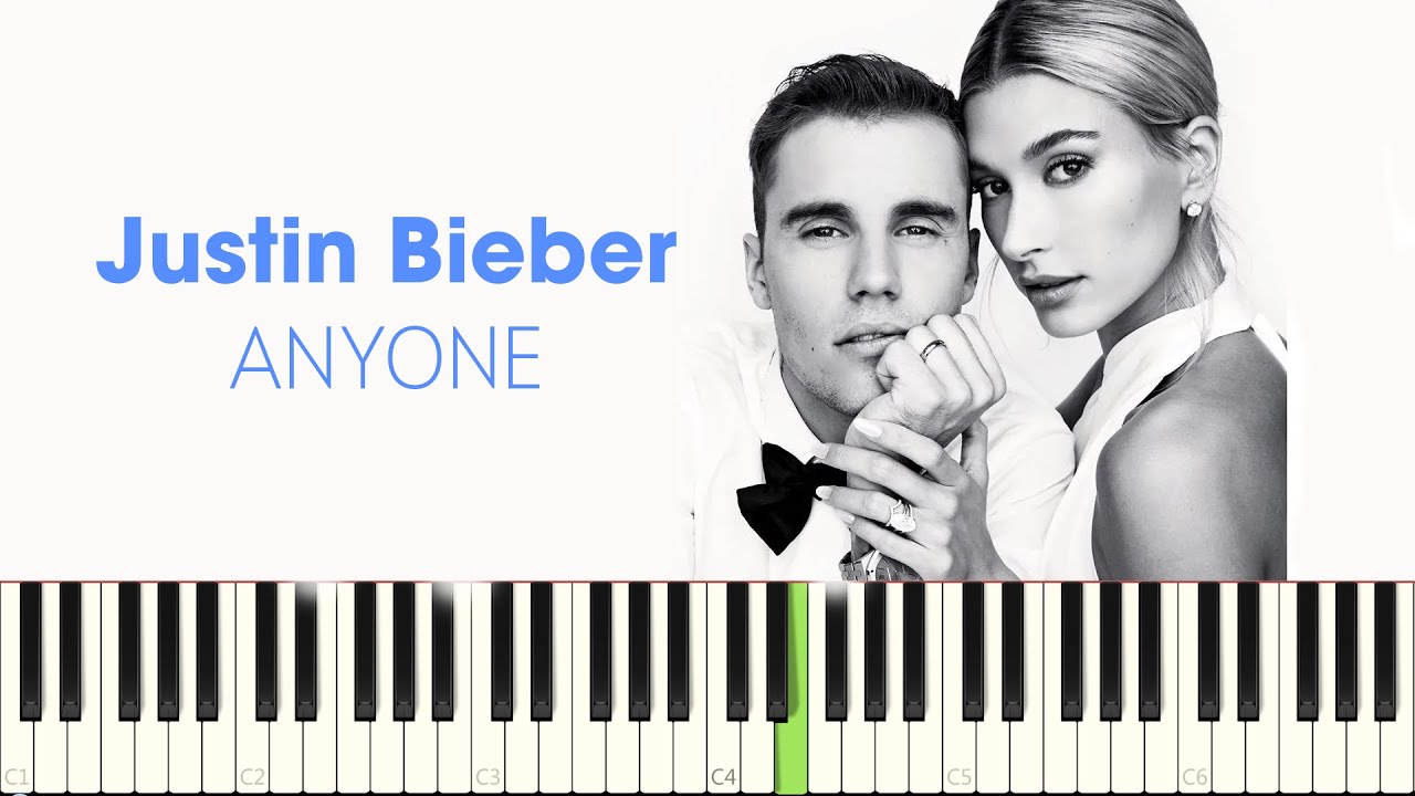 Justin Bieber - Anyone | Piano Cover + Synthesia Tutorial
