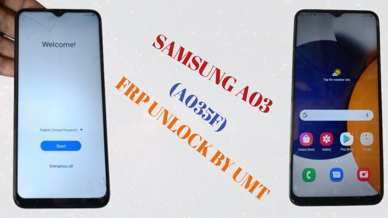 Samsung A03 Frp Unlock By Umt Dongle One Click