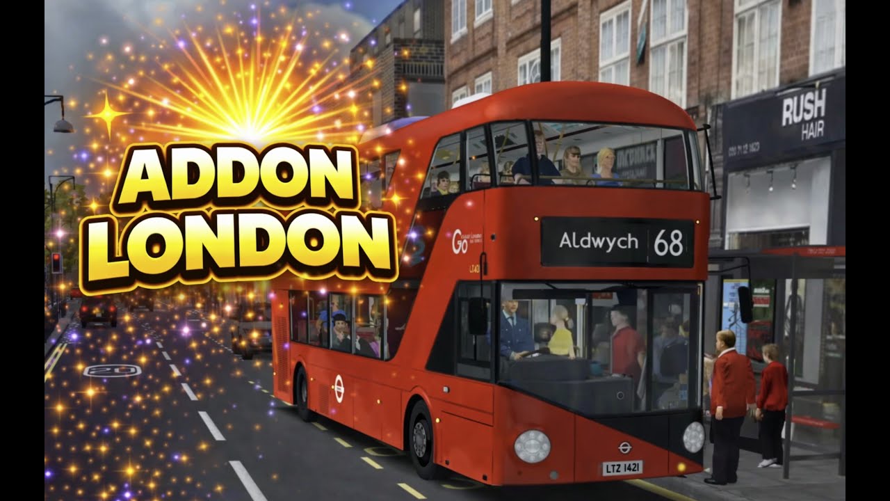 Omsi 2 | Addon London | Route 68 | Routemaster | Change to X68 at Hearne Hill