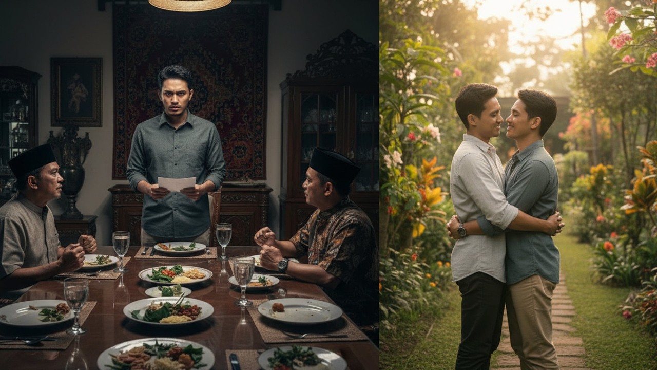 Keluarga Rampas Rumah Rahasia untuk Kakak — Putra Gay Balik Meja di Makan Malam Keluarga!
