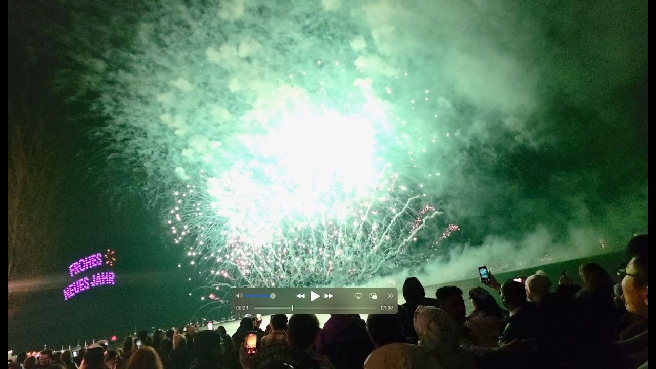 New Year 's Fire Works in Lisbon 2026