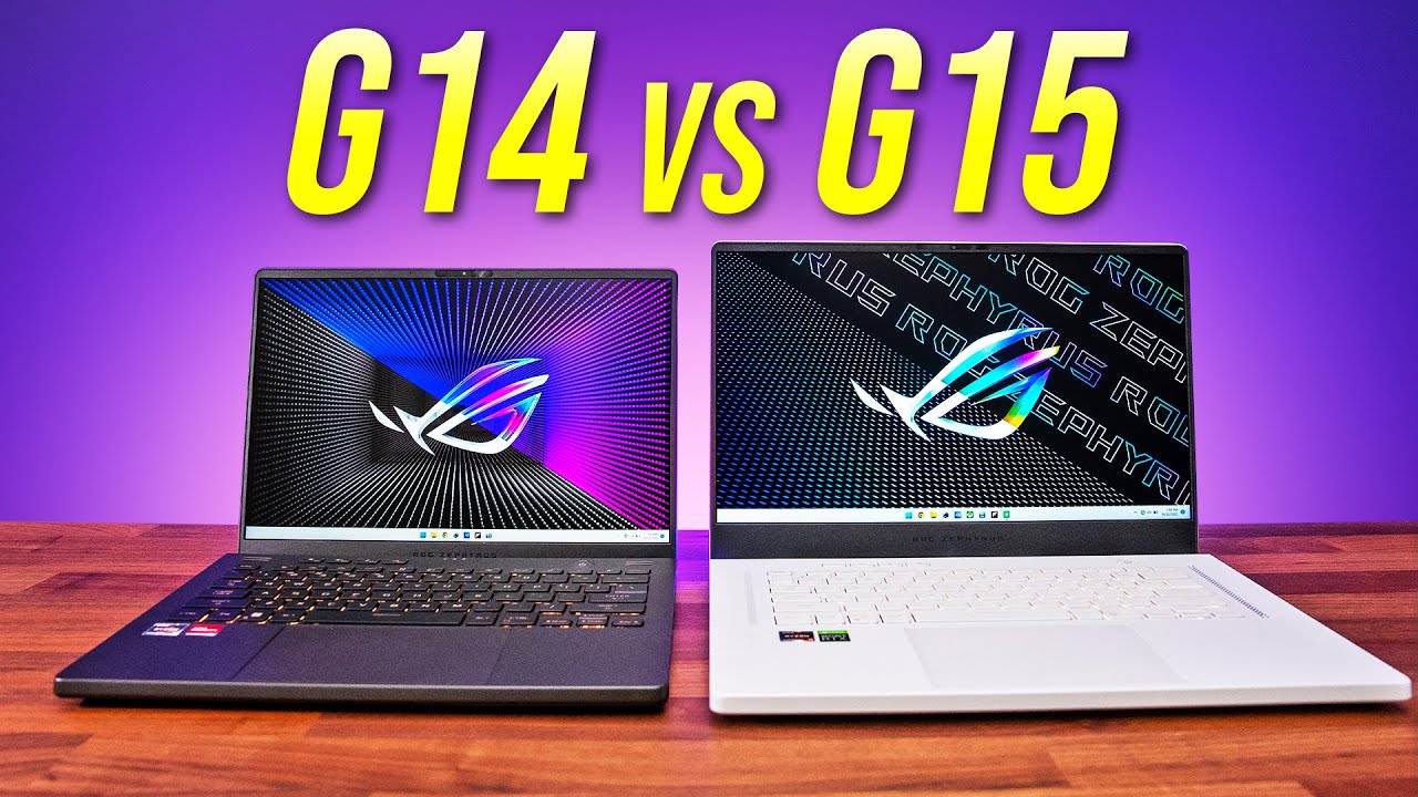 ASUS Zephyrus G14 vs G15 Gaming Laptop Comparison