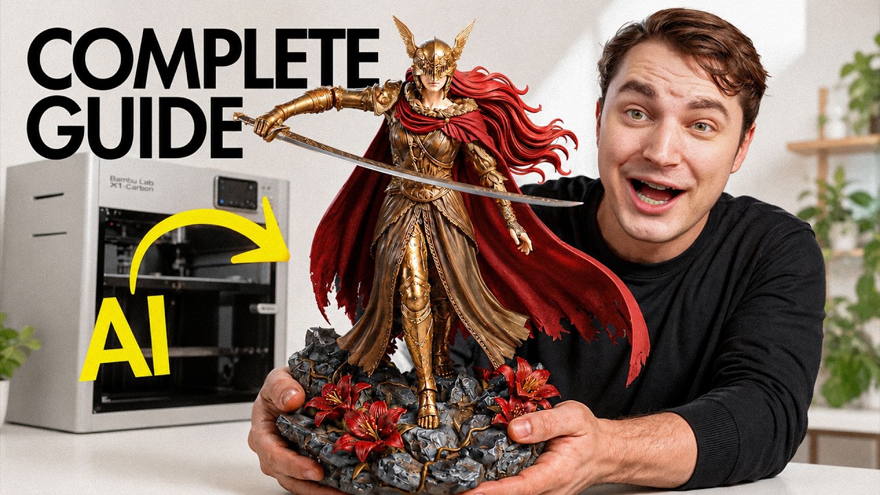 Make Your First 3D Printed Figure With AI - Complete Guide