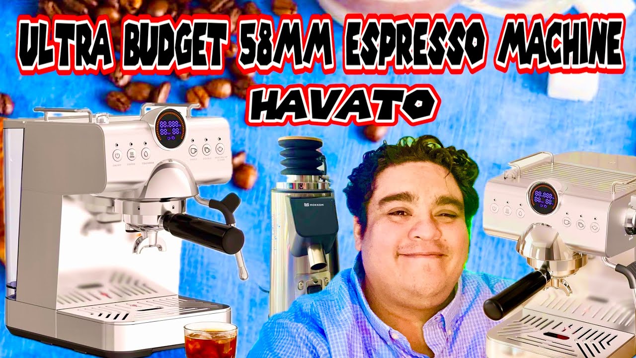 $149 &lsquo;Commercial Style&rsquo; Espresso Machine? Havato/COWSAR Review + Mokkom 64mm Flat Burr Grinder Test