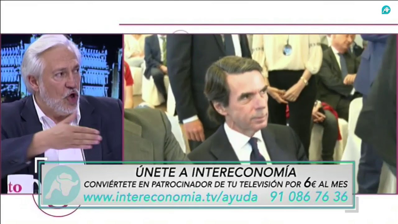 Julio Ariza confiesa sentir verg&uuml;enza al escuchar a Aznar